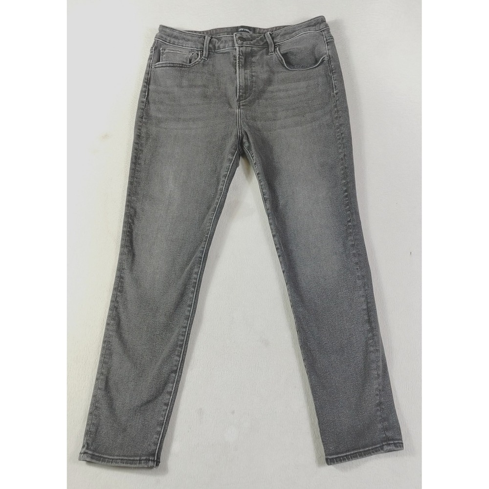 Driftwood Jackie High Rise Skinny Jeans Womens 32 Gray Charcoal Stretch Denim